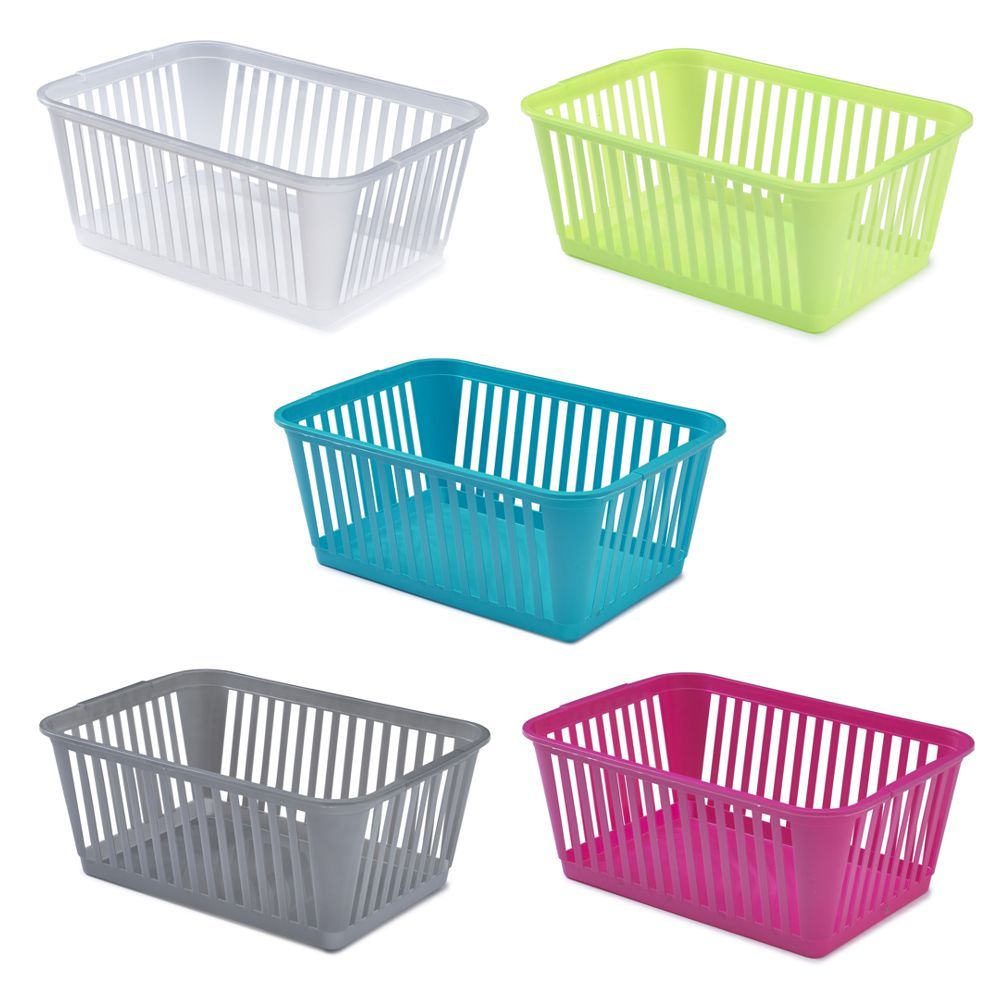 Silver Prescription Baskets 37x27x15cm 20 Pack